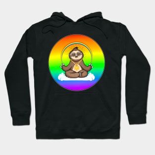 Sloth meditaten, me too Hoodie